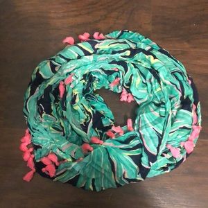 Lilly Pulitzer Tassel Infinity Scarf